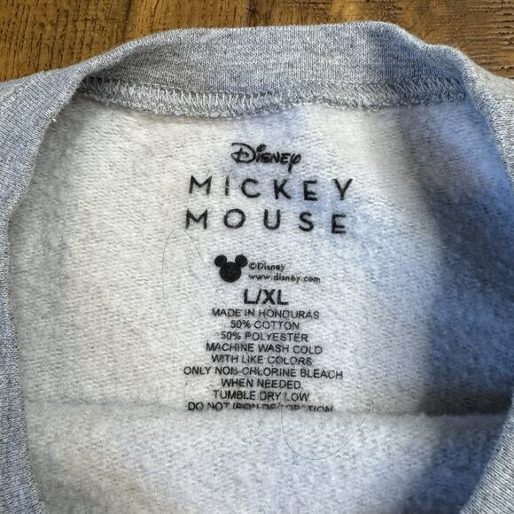 Disney Mickey Mouse True Original Sweatshirt Size L/XL Sweater Pullover 28 - Picture 2 of 5